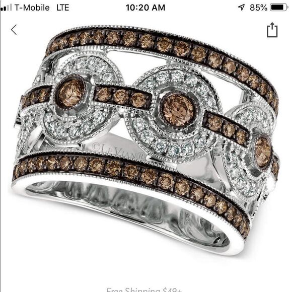Levian Jewelry - LeVian Chocolatier diamond ring(14K white gold)SOLD OUT EVERYWHERE